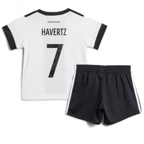 Njemačka Kai Havertz #7 Domaci Dres za Dječji SP 2022 Kratak Rukavima (+ kratke hlače)